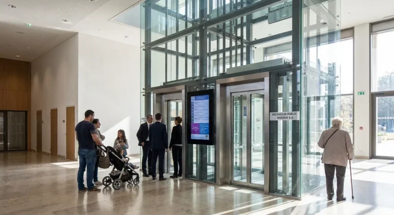 Agence M Com Marseille Absolu Ascenseurs PACA installation ascenseur batiment public normes obligations